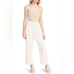 NWT 🖤 Steve Madden Farmer’s Market Pant - Ivory